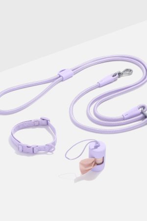 Quick-Release Collar + Hands-Free Rope Leash Walk Kit